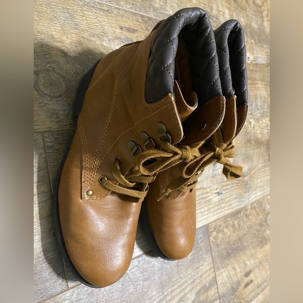 WHITE Mountain Ankle Lace Up Boots Women’s Size 8M - Picture 3 of 4